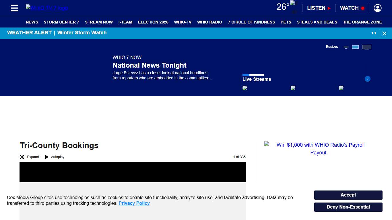 Tri-County Inmates – WHIO TV 7 and WHIO Radio